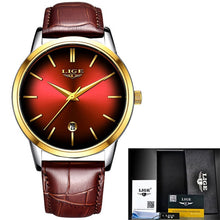 Load image into Gallery viewer, New LIGE Women Dress Watches Luxury Brand Ladies Quartz Watch Stainless Steel Band Casual Bracelet Wristwatch Reloj Mujer+Box