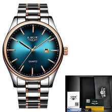 Load image into Gallery viewer, New LIGE Women Dress Watches Luxury Brand Ladies Quartz Watch Stainless Steel Band Casual Bracelet Wristwatch Reloj Mujer+Box
