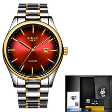 Load image into Gallery viewer, New LIGE Women Dress Watches Luxury Brand Ladies Quartz Watch Stainless Steel Band Casual Bracelet Wristwatch Reloj Mujer+Box