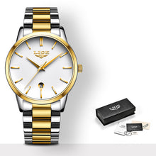 Load image into Gallery viewer, New LIGE Women Dress Watches Luxury Brand Ladies Quartz Watch Stainless Steel Band Casual Bracelet Wristwatch Reloj Mujer+Box